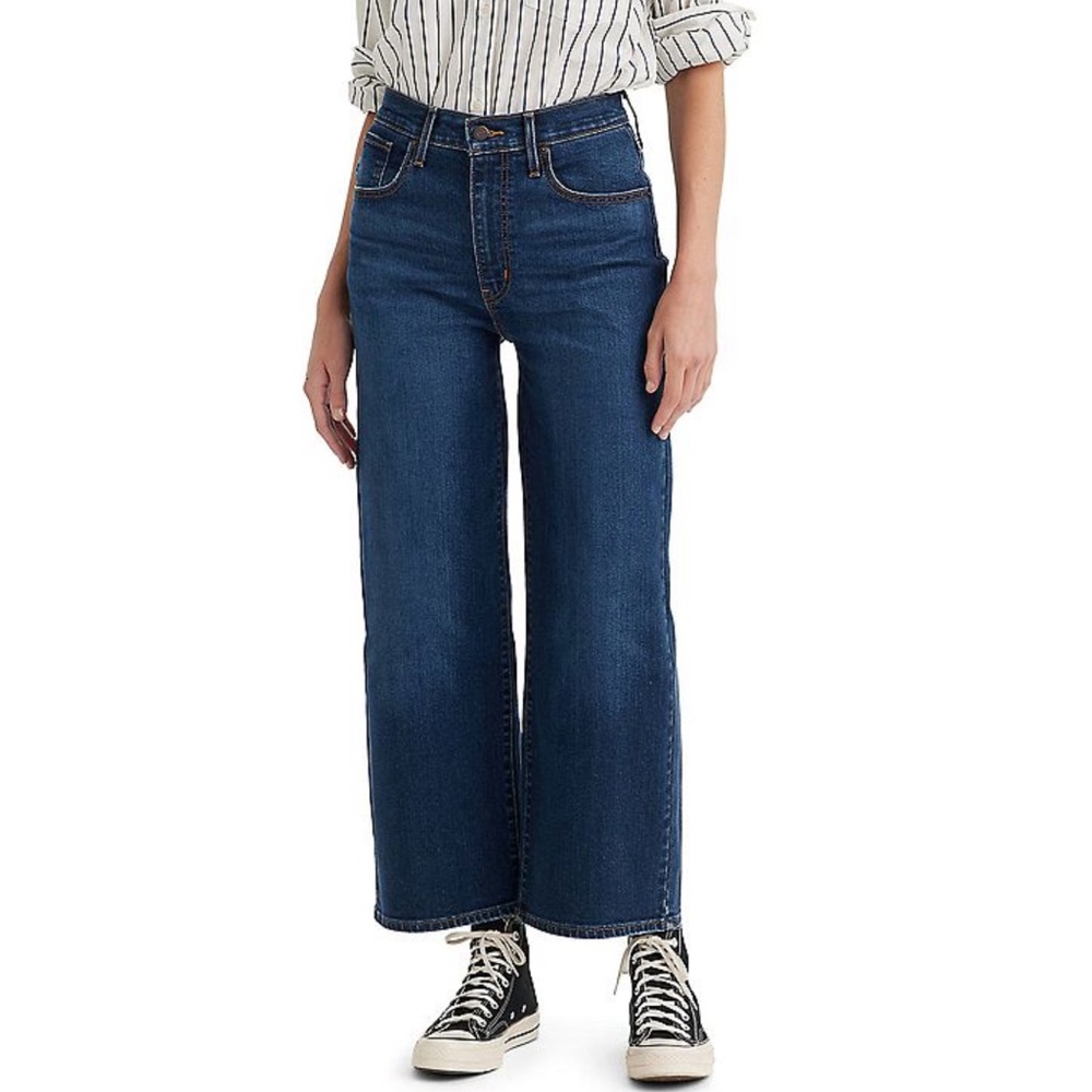 Levi's Women's Blue Flare & Wide Leg Jeans - Picture 1 of 15